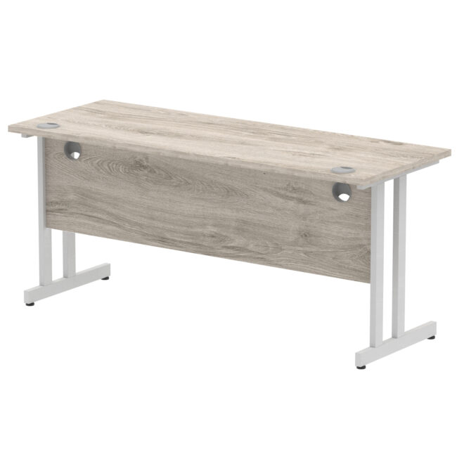 impulse 1600mm slimline desk cantilever leg