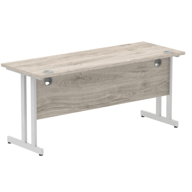 impulse 1600mm slimline desk cantilever leg