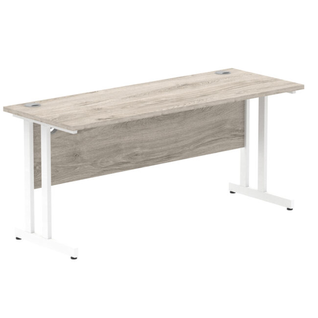 impulse 1600mm slimline desk cantilever leg