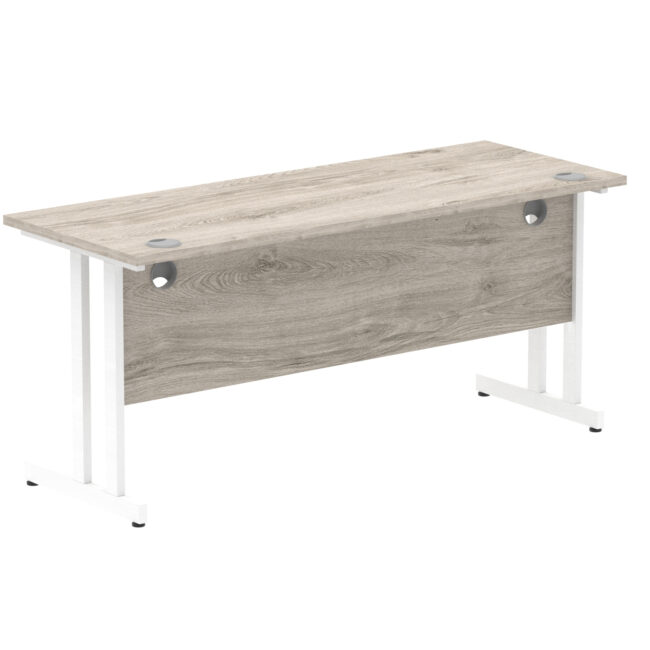 impulse 1600mm slimline desk cantilever leg