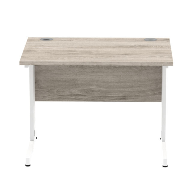 impulse 1000mm straight desk cable managed leg