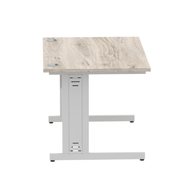 impulse 1200mm straight desk cable managed leg