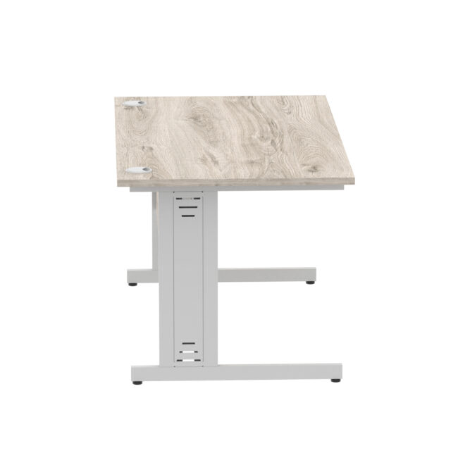 impulse 1400mm straight desk cable managed leg