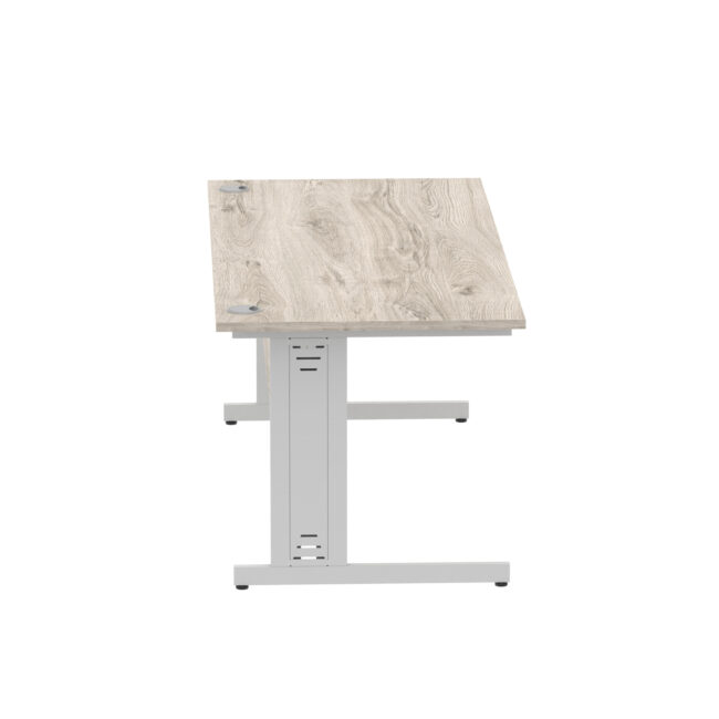 impulse 1800mm straight desk cable managed leg