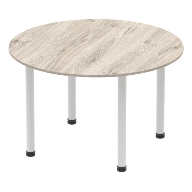 impulse round table with post leg
