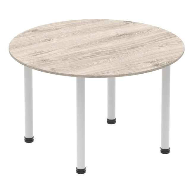 impulse round table with post leg