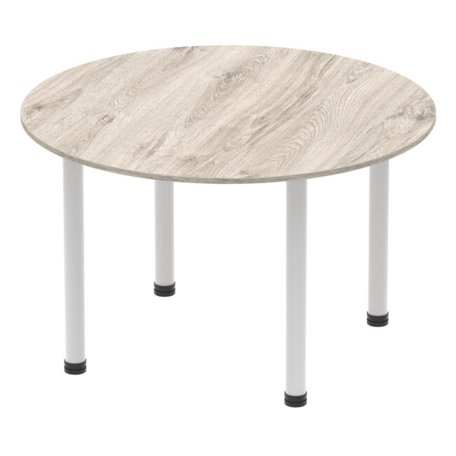 impulse round table with post leg