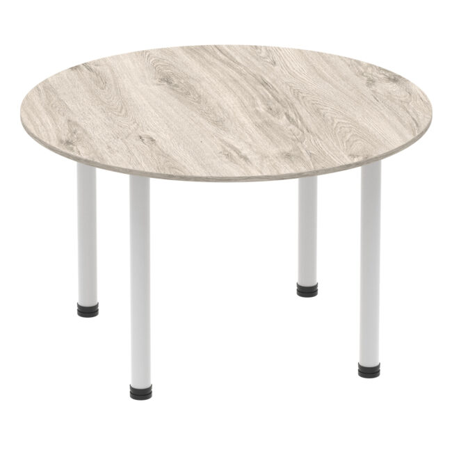 impulse round table with post leg
