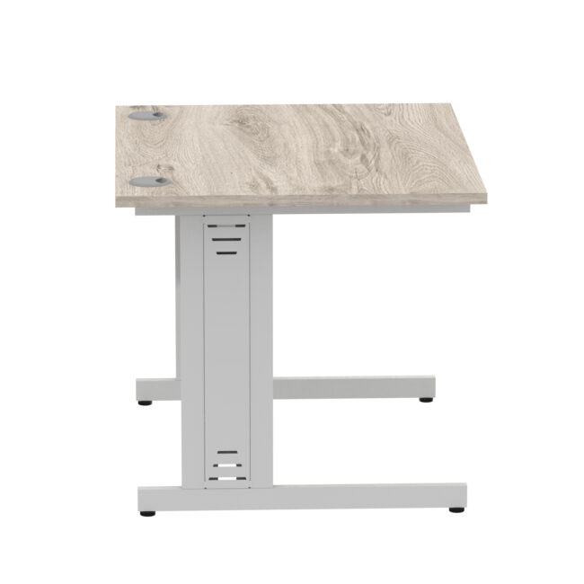 impulse 1000mm straight desk cable managed leg
