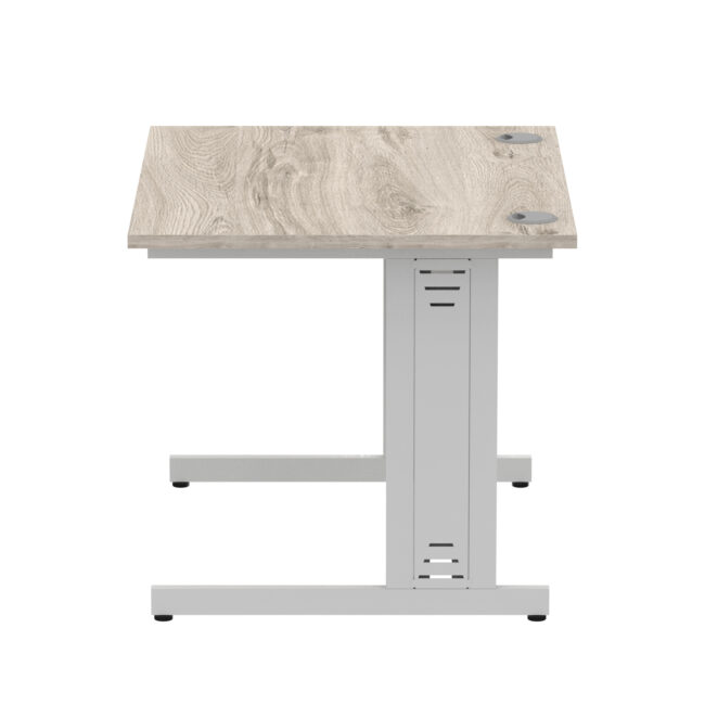 impulse 1000mm straight desk cable managed leg