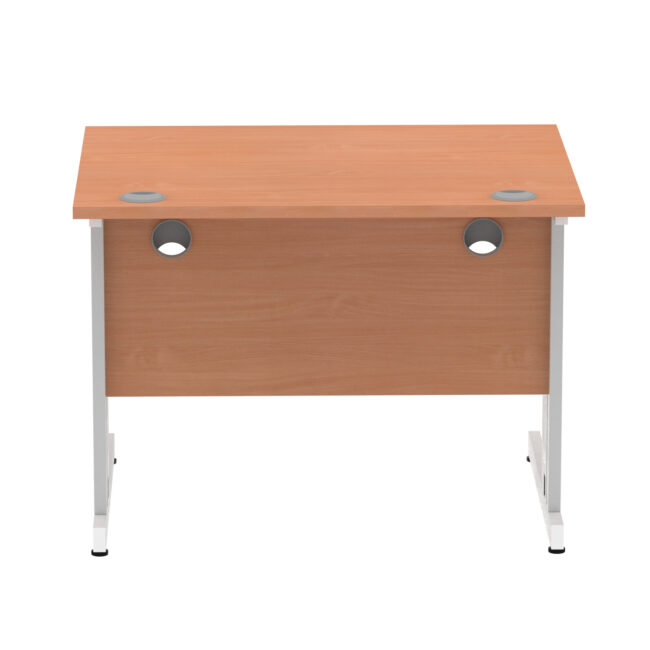 impulse 1000mm straight desk cable managed leg