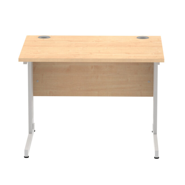 impulse 1000mm straight desk cable managed leg
