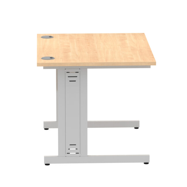 impulse 1000mm straight desk cable managed leg