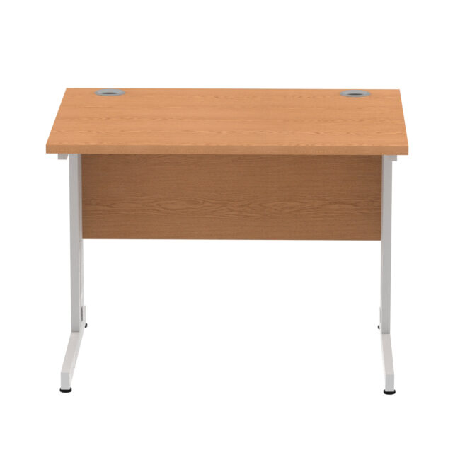 impulse 1000mm straight desk cable managed leg