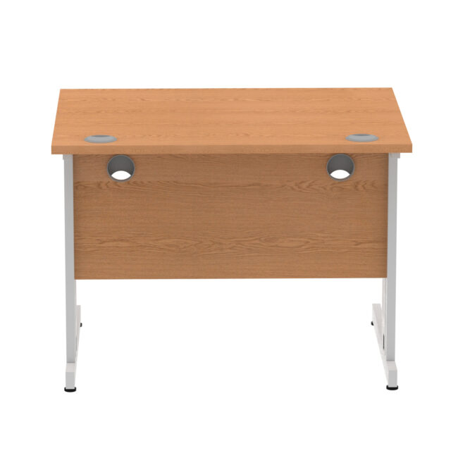impulse 1000mm straight desk cable managed leg