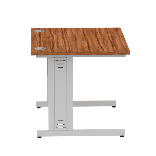 impulse 1000mm straight desk cable managed leg