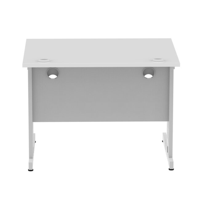 impulse 1000mm straight desk cable managed leg