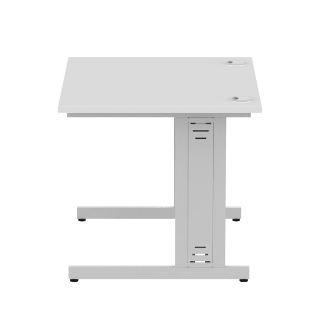impulse 1000mm straight desk cable managed leg