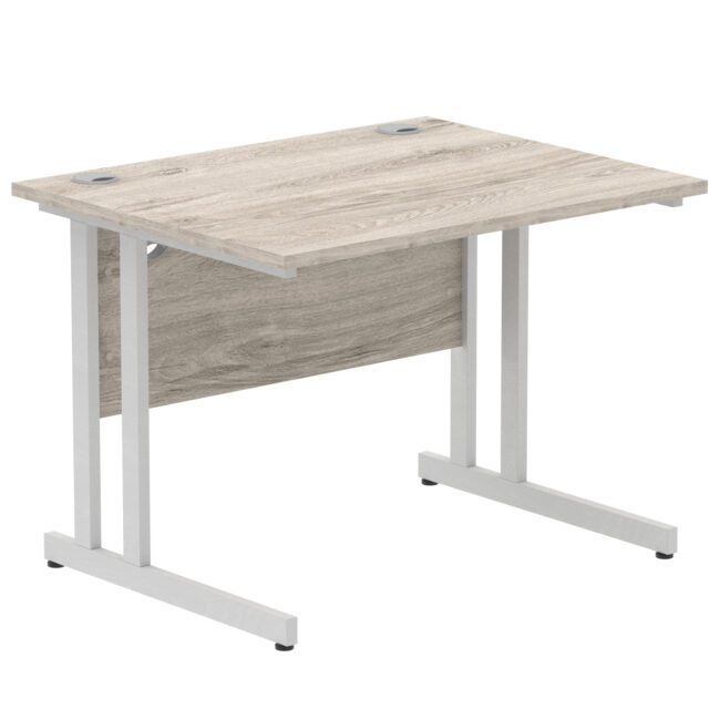 impulse 1000mm straight desk cantilever leg