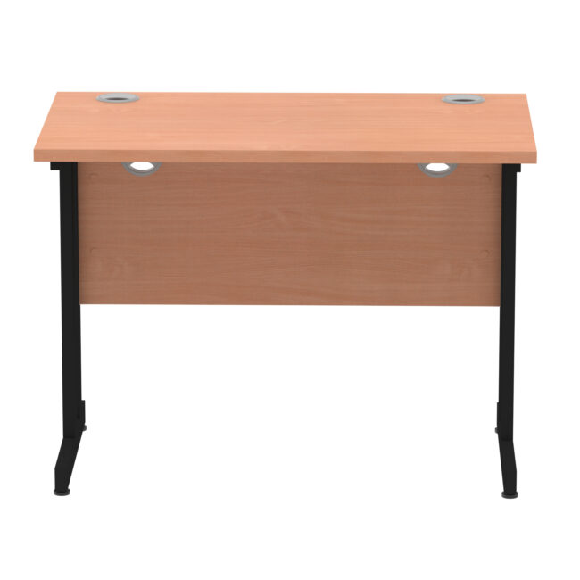 impulse 1000mm slimline desk cantilever leg