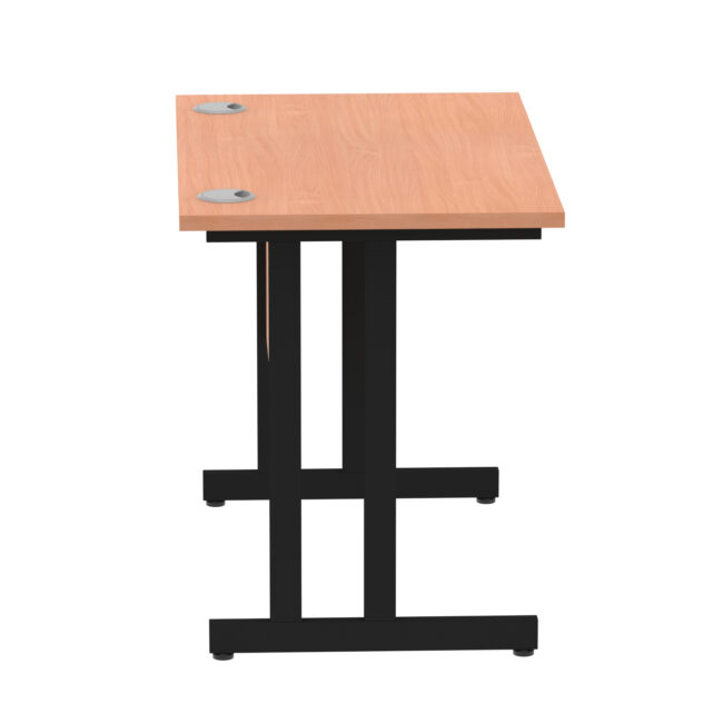 impulse 1000mm slimline desk cantilever leg