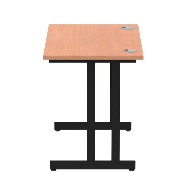 impulse 1000mm slimline desk cantilever leg