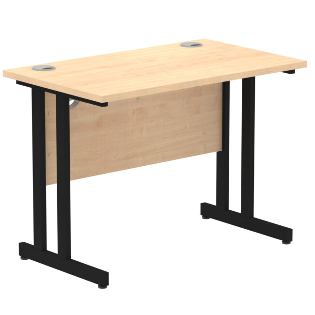 impulse 1000mm slimline desk cantilever leg
