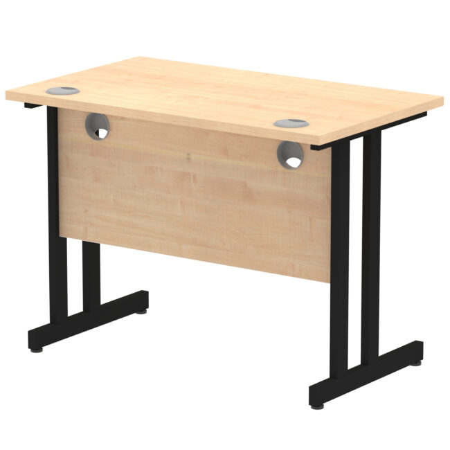 impulse 1000mm slimline desk cantilever leg