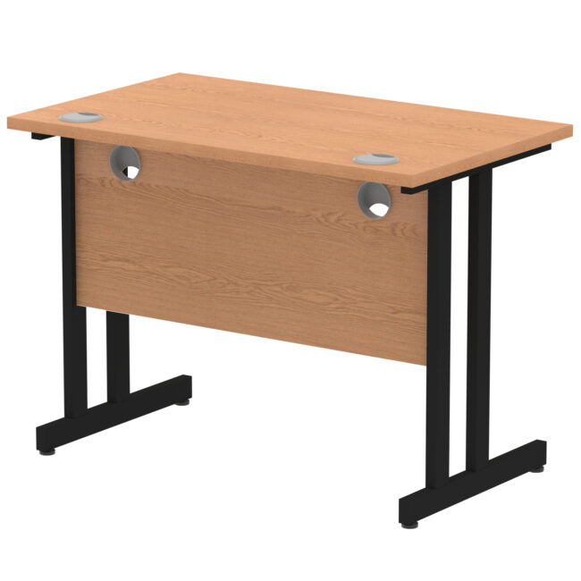 impulse 1000mm slimline desk cantilever leg