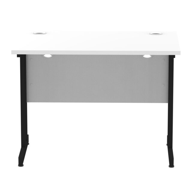 impulse 1000mm slimline desk cantilever leg
