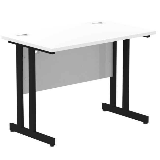 impulse 1000mm slimline desk cantilever leg