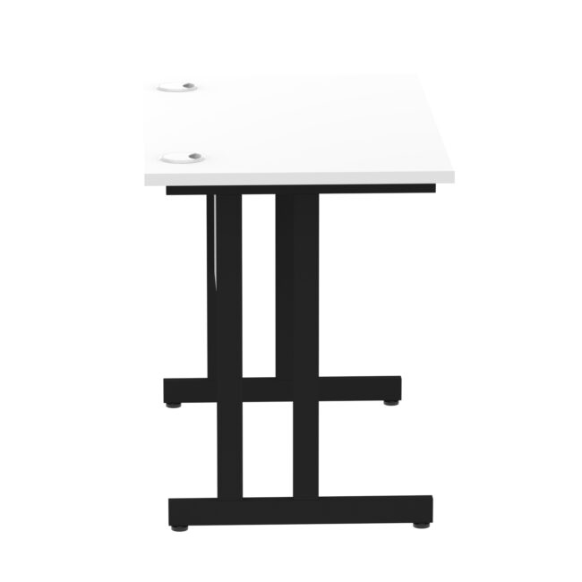 impulse 1000mm slimline desk cantilever leg