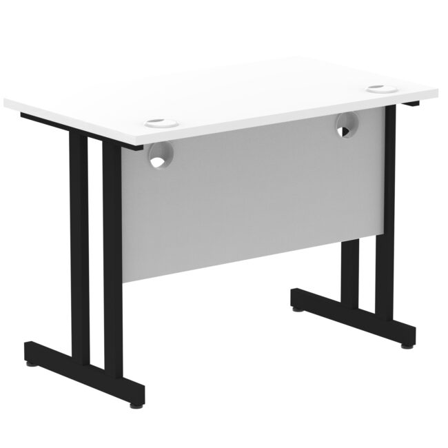impulse 1000mm slimline desk cantilever leg