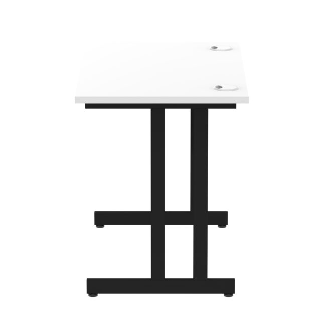 impulse 1000mm slimline desk cantilever leg