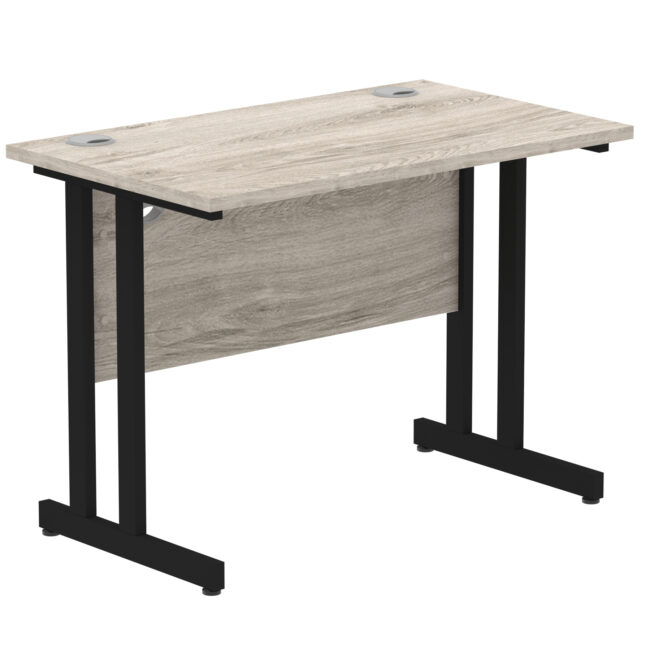 impulse 1000mm slimline desk cantilever leg