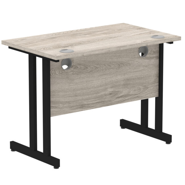 impulse 1000mm slimline desk cantilever leg