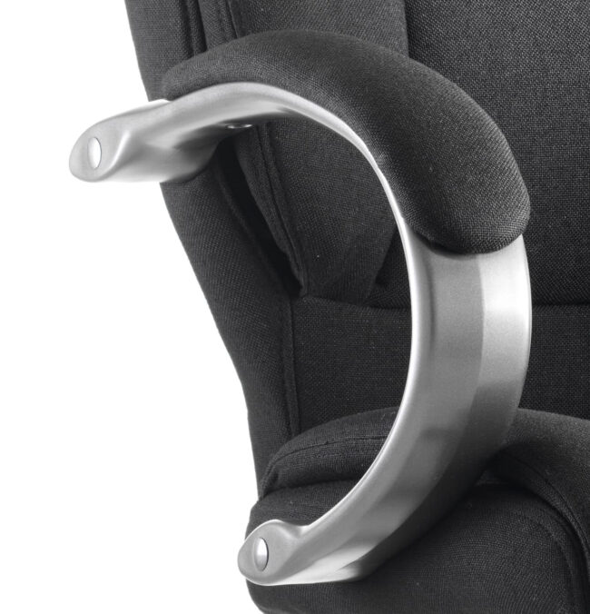 galloway high back cantilever visitor chair with arms