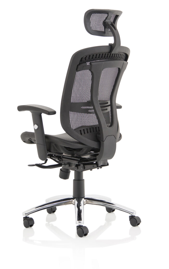 mirage ii mesh back task operator office chair with height adjustable arms