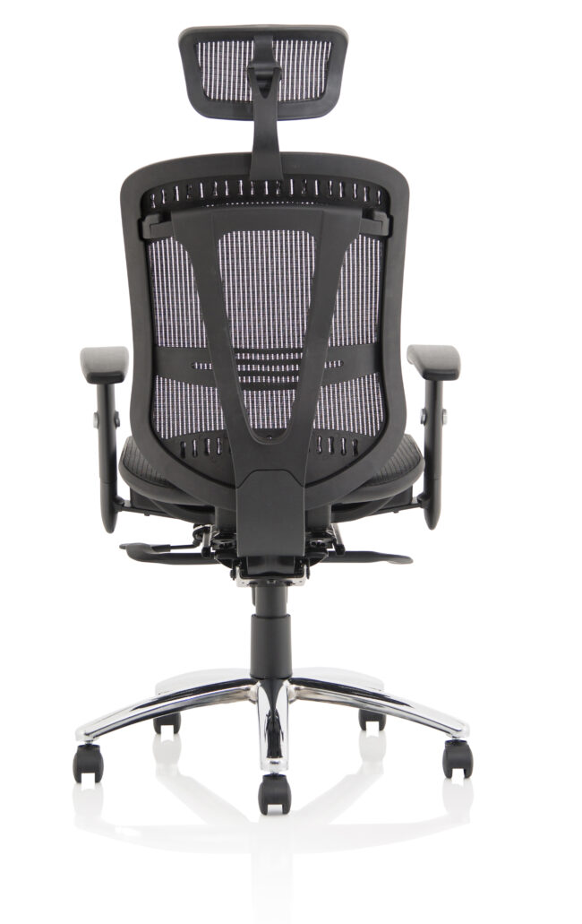 mirage ii mesh back task operator office chair with height adjustable arms