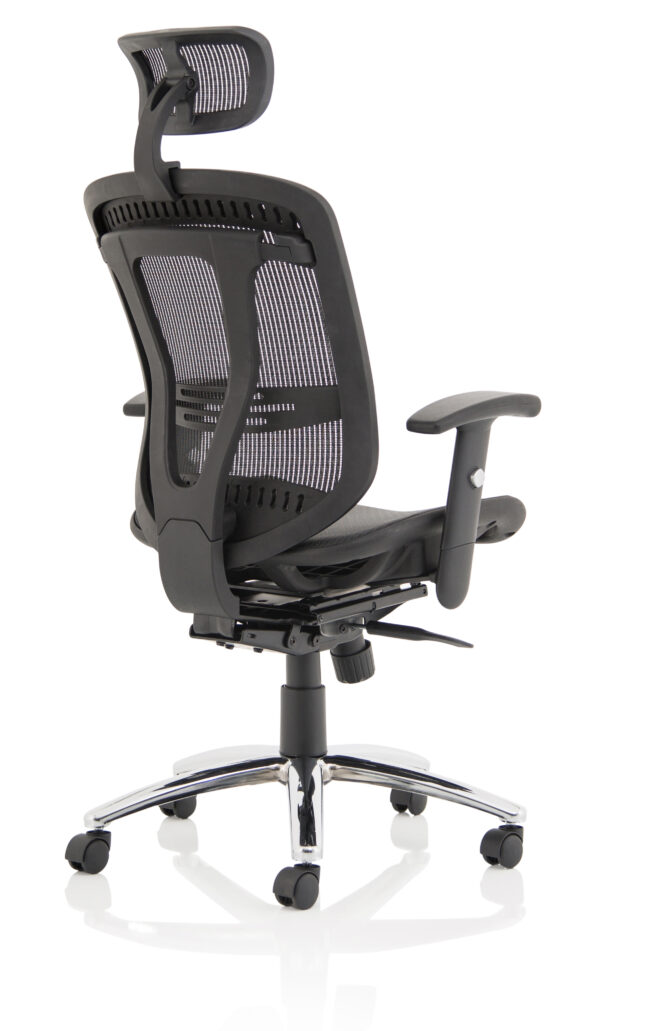 mirage ii mesh back task operator office chair with height adjustable arms