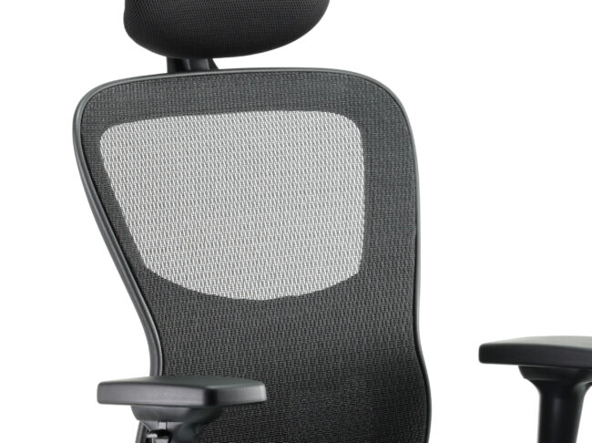 stealth shadow high mesh back ergonomic posture chair with arms