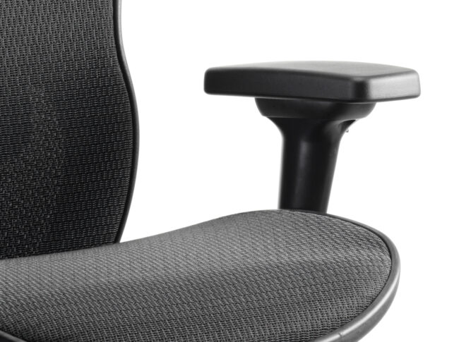 stealth shadow high mesh back ergonomic posture chair with arms