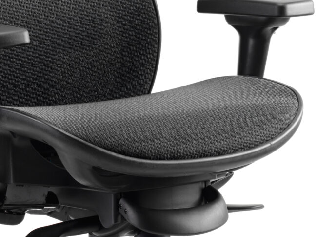 stealth shadow high mesh back ergonomic posture chair with arms