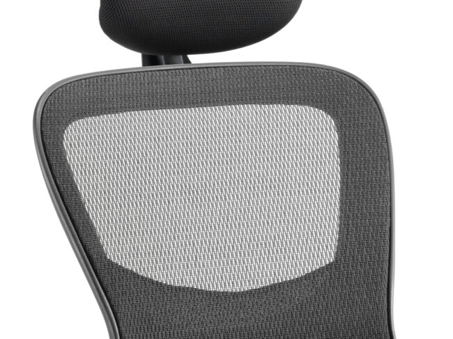 stealth shadow high mesh back ergonomic posture chair with arms