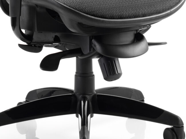 stealth shadow high mesh back ergonomic posture chair with arms