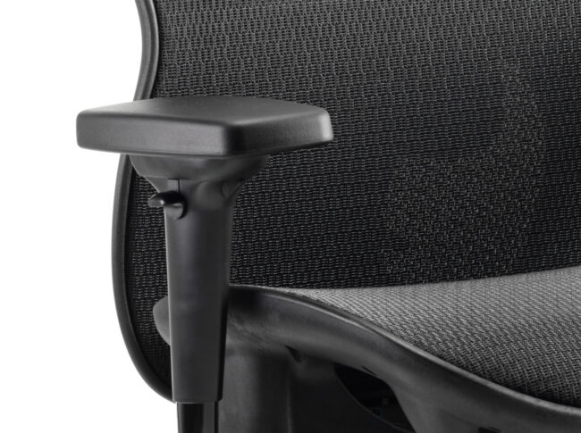 stealth shadow high mesh back ergonomic posture chair with arms