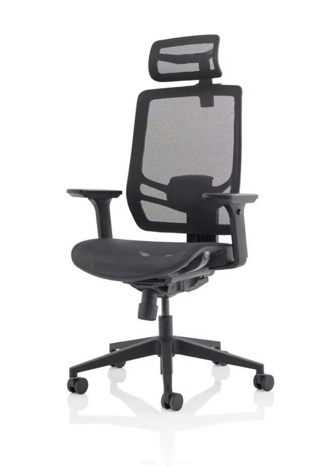 ergo twist high mesh back ergonomic task operator office chair with arms
