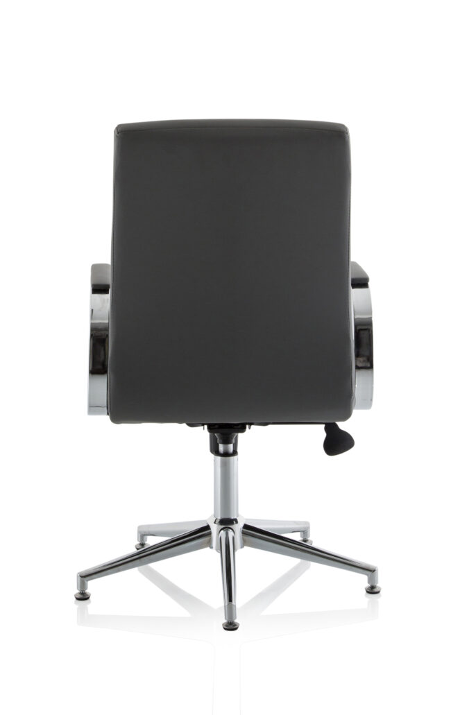 ezra medium back leather executive office chair with arms