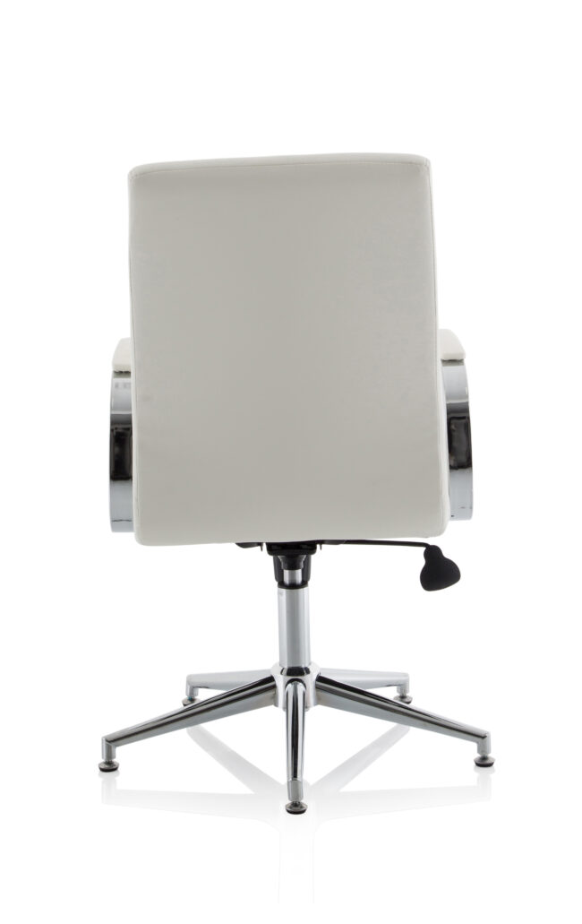 ezra medium back leather executive office chair with arms