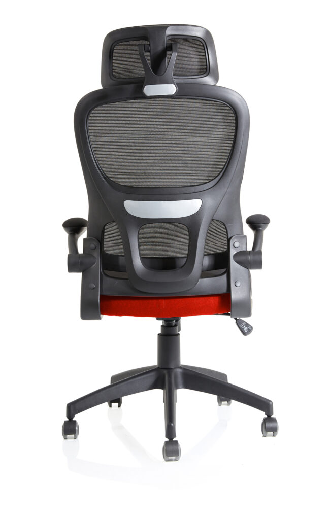 iris task operator mesh back fabric seat with headrest